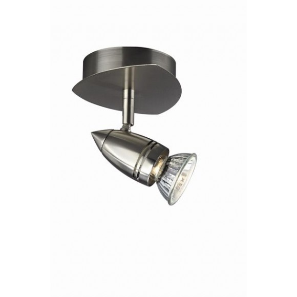 prisadené nástenné a stropné svietidlo bodové lampa Philips Massive 1x50W GU10 - matný chróm