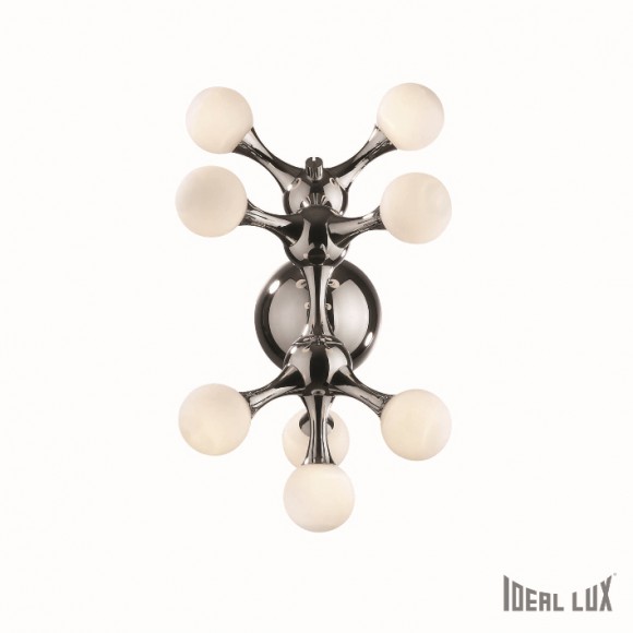 prisadené nástenné a stropné svietidlo Ideal lux Nodi 8 x 20W G4 - biela / chróm