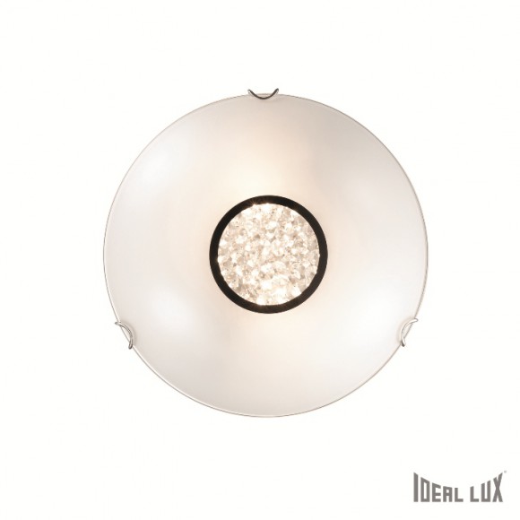 prisadené nástenné a stropné svietidlo Ideal lux oblou 2x60W E27 - transparentný
