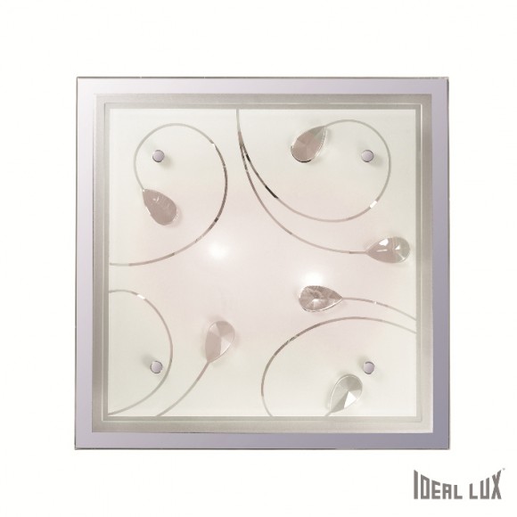 prisadené nástenné a stropné svietidlo Ideal lux ESIL 2x60W E27 - transparentný