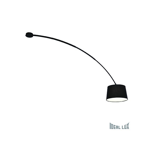 Ideal Lux 116051 stropné svietidlo Dorsale Nero 1x60W | E27 - čierne
