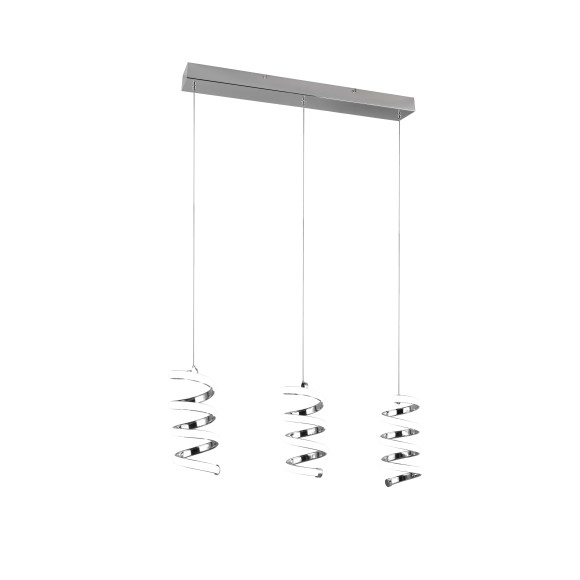 Trio R34183106 LED závesné stropné svietidlo Laola | 3x8W integrovaný LED zdroj | 3x1250 lm | 4000K