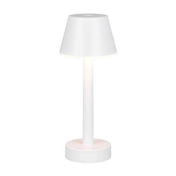 Trio TR54991131 LED stolná lampička VIDAL  | 1W integrovaný LED zdroj | 1x150lm | 3000K | vypínač | stmievač | prenosné | biela