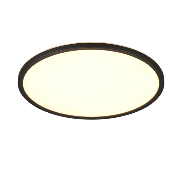 Trio TR63011902 LED prisadené stropné svietidlo JOKO  | 22W integrovaný LED zdroj | 1x2700lm | 2700-6500K | stmievač | diaľkové ovládanie | čierna