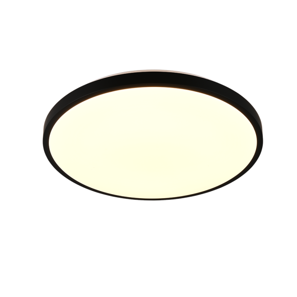 Trio TR63771932 LED prisadené stropné svietidlo SLOPE  | 34W integrovaný LED zdroj | 1x3900lm | 2700-6500K | diaľkové ovládanie | stmievač | čierna