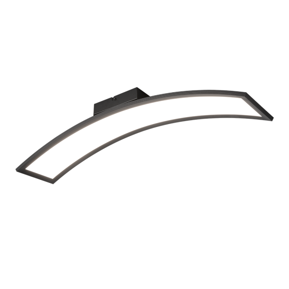 Trio TR64861132 LED prisadené stropné svietidlo SIGMA  | 23W integrovaný LED zdroj | 1x2600lm | 3000K | čierna
