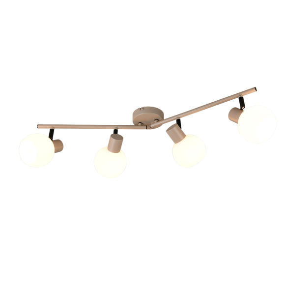 Trio TR86374043 bodové stropné svietidlo BOBA  | 10W E14 | biela