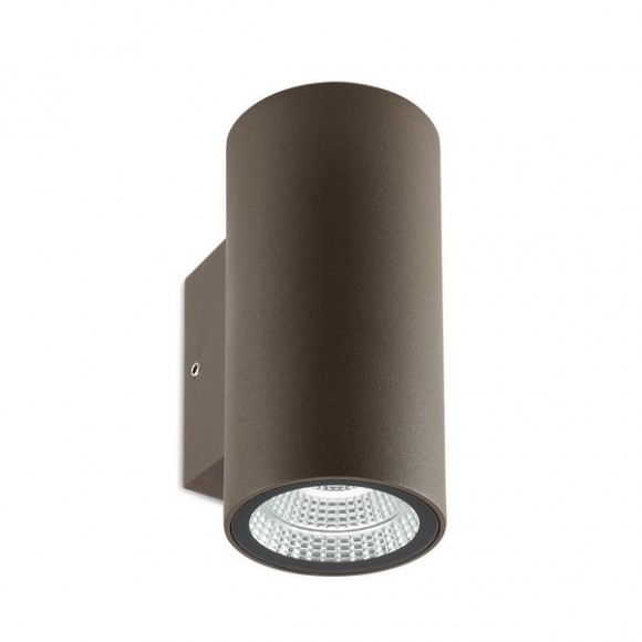 Redo 90080 RAM exteriérové ​​nástenné svietidlo CREE COB LED 2x3W | 660/540lm | 3000K | IP65 - hnedá