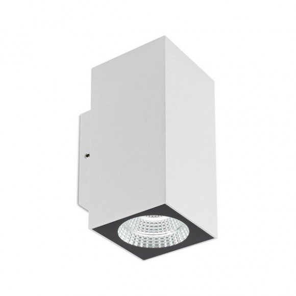 Redo 90087 QUAD exteriérové nástenné svietidlo CREE COB LED 2x3W | 660/540lm | 3000K | IP65 - biela