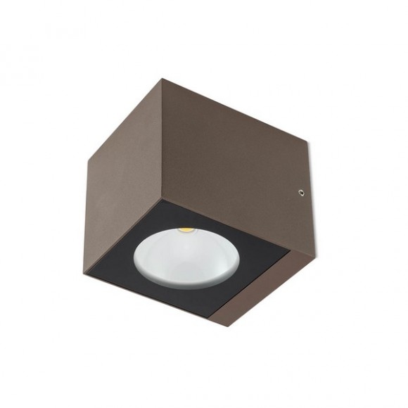 Redo 90102 TEKO exteriérové ​​nástenné svietidlo CREE COB LED 2x6W | 1332/980lm | 3000K | IP65 - hnedá