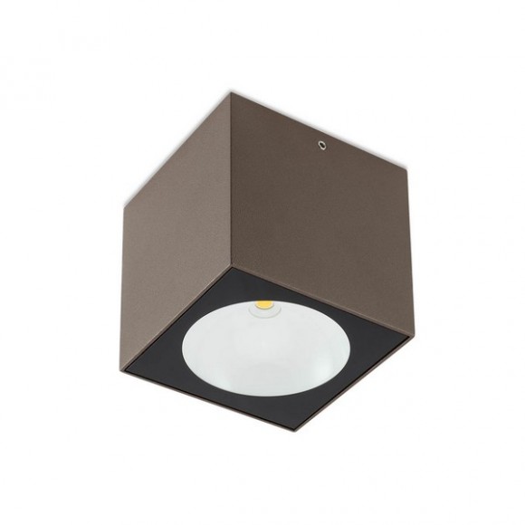 Redo 90105 TEKO exteriérové ​​stropné svietidlo CREE COB LED 6W | 660/580lm | 3000K | IP65 - hnedá