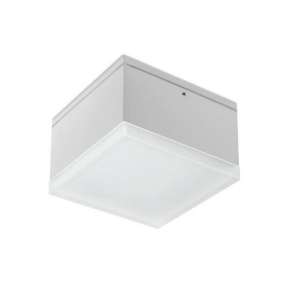 Redo 90108 AKRON exteriérové ​​prisadené stropné svietidlo CREE COB LED 9W | 882/754lm | 3000K | IP54 - biela