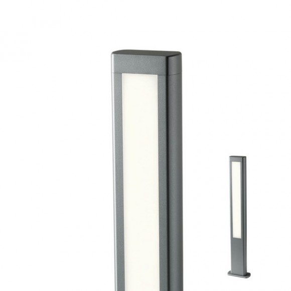 Redo 90125 DOLMEN exteriérové ​​stĺpikové svietidlo SMD LED 13W | 1274/856lm | 3000K | IP54 - antracit