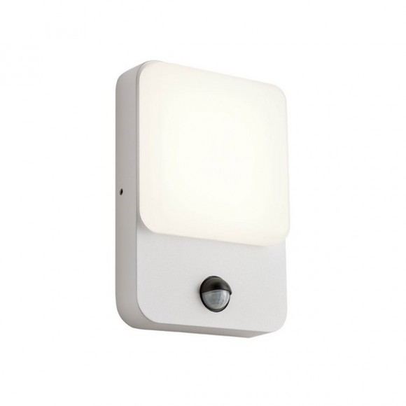 Redo 90132 COLIN exteriérové ​​nástenné svietidlo SMD LED 9W | 991/696lm | 4000K | IP54 - biela, senzor pohybu
