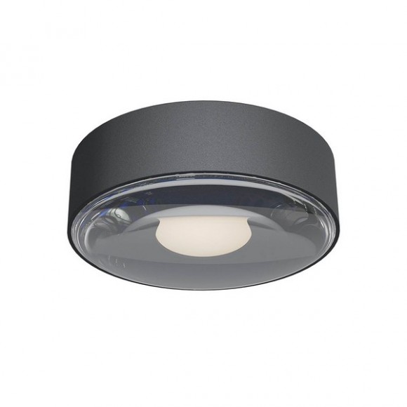 Redo 90412 LOG exteriérové ​​prisadené stropné svietidlo CREE COB LED 6W | 360lm | 3000K | IP65 - antracit