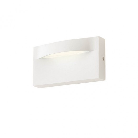 Redo 90425 POLIFEMO exteriérové ​​nástenné svietidlo SMD LED 8W | 425lm | 3000K | IP65 - biela