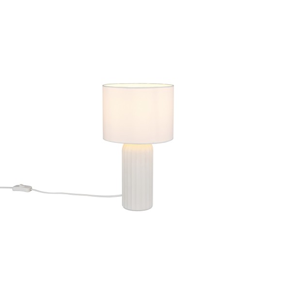 Trio TR51811931 stolná lampička BLAIR  | 10W E27 | vypínač | biela