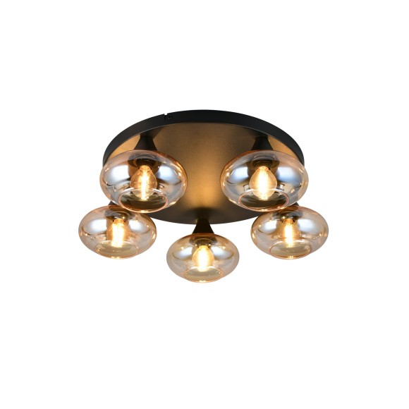 Trio TR66645013 prisadené stropné svietidlo DIVINA  | 10W E14 | žltá