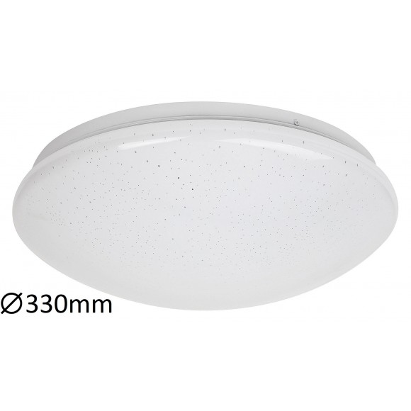 Rabalux 3937 LED prisadené stropné svietidlo Lucas 18W | 4000K