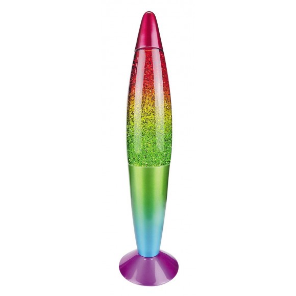 RABALUX 7008 Glitter Rainbow dekoračné lampička E14 1X MAX G45 15W