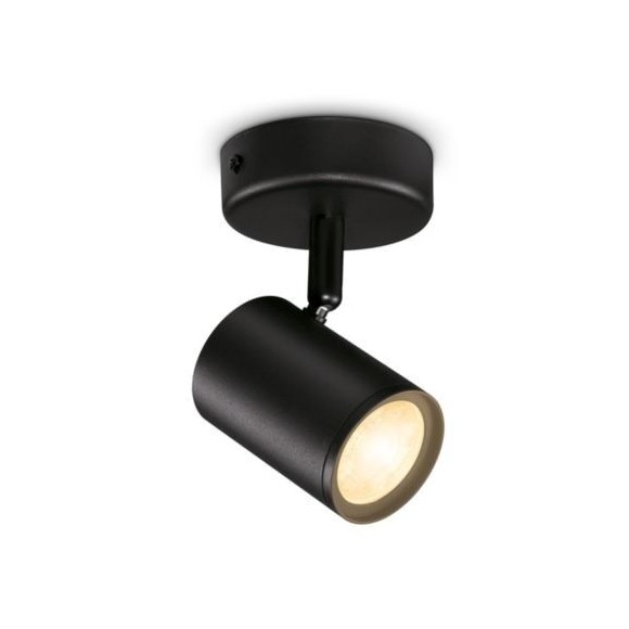 WiZ 8719514551817 LED stropné bodové svietidlo Imageo 1x5w | GU10 | 345lm | 2700-6500K - stmievateľné, čierna