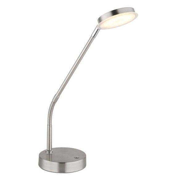 Globo 58504TN LED stolná lampička SILVIO | 6.5W integrovaný LED zdroj | 350lm | 2700/3350/4000K | vypínač