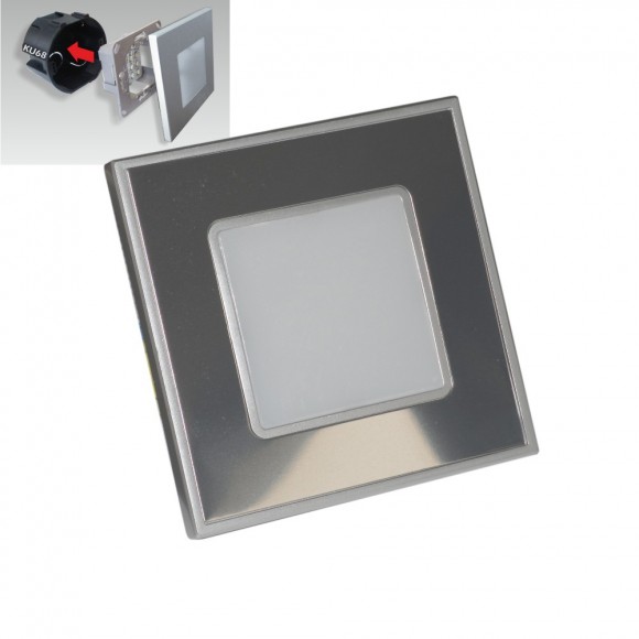 Emithor 48304 STEP LIGHT svietidlo do steny LED 1W, 60lm, 4000K, nerez, zrkadlo