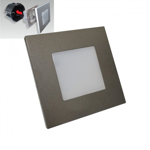 Emithor 48305 STEP LIGHT svietidlo do steny LED 1W, 60lm, 4000K, antracit