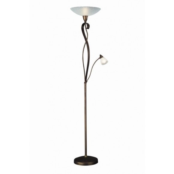 stojaca lampa Philips Massive 1x40W E14 - hnedá