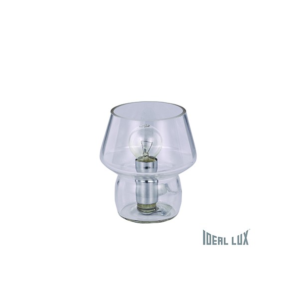 stolná lampa Ideal lux ZENO 1x40W E14 - transparentný