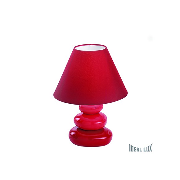 stolná lampa Ideal lux K2 1x40W E14 - červená