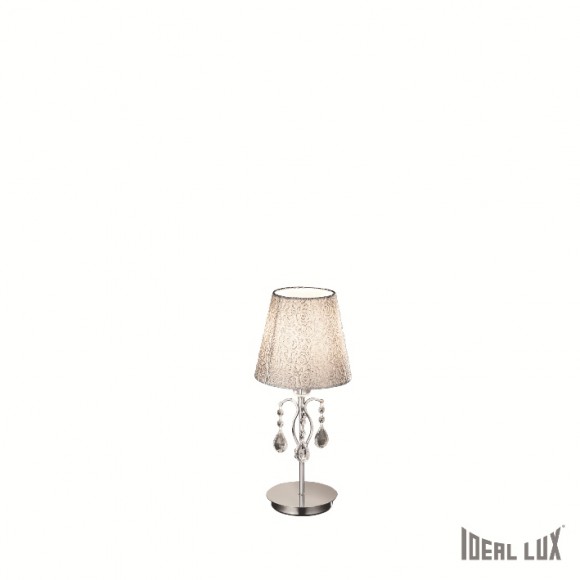 stolná lampa Ideal lux PANTHEON 1x40W E14 - strieborná