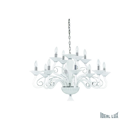 stropné svietidlo Ideal lux MAXIMILIAN E14 - biela