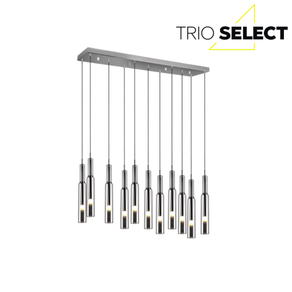 Trio SELECT  T344511106 LED závesné stropné svietidlo LUCENT   | 11x3W integrovaný LED zdroj | 11x280lm | 2300+3000+4000K
