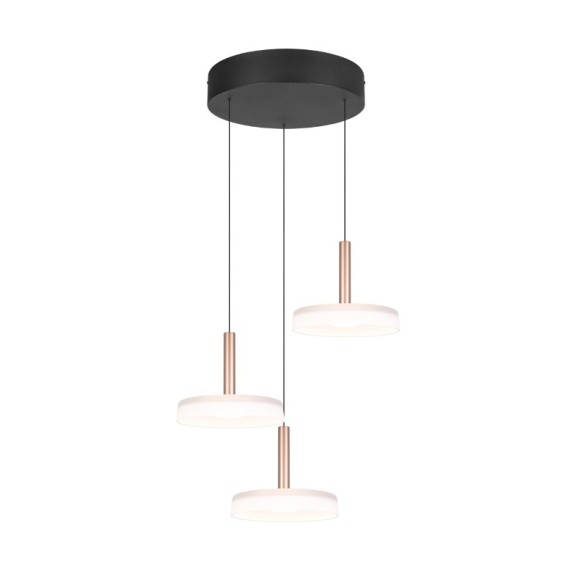 Trio T354930365 LED závesné stropné svietidlo CELESTE  | 3x7,5W integrovaný LED zdroj | 3x750lm | 3000K