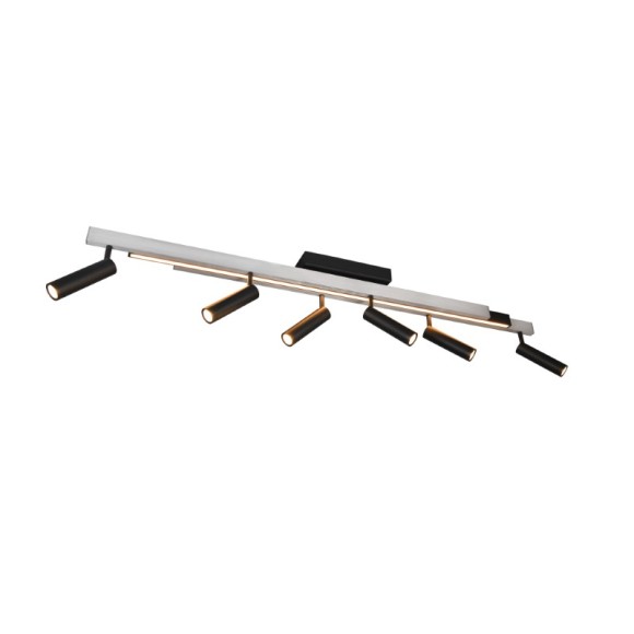 Trio T648310705 LED prisadené stropné svietidlo ZENO  | 18+6x5,5W integrovaný LED zdroj | 2200lm | 2700-6500K