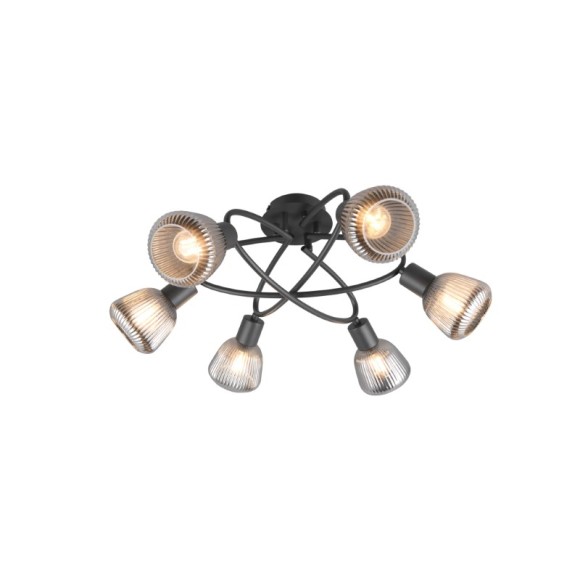Trio T662800632 prisadené stropné svietidlo TARIFA E14