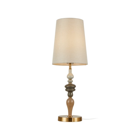 Italux TB-84678A-AB stolná lampička Moren E27