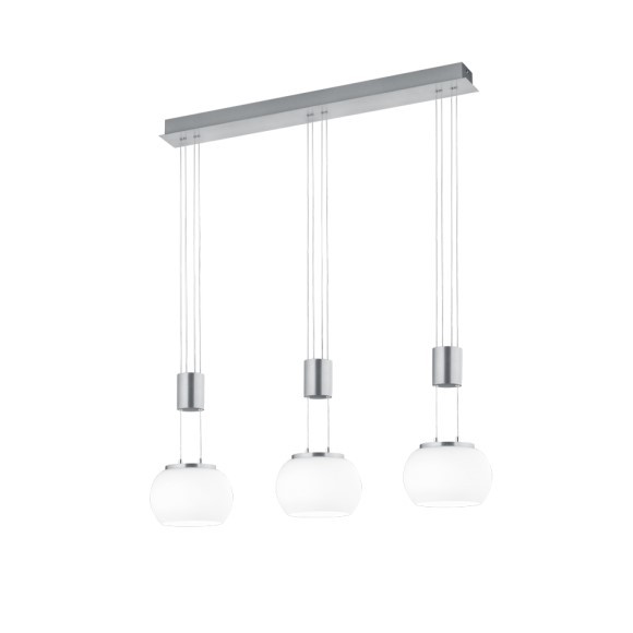 Trio 342010307 LED závesný luster Madison 3x8W | 2700lm | 3000K