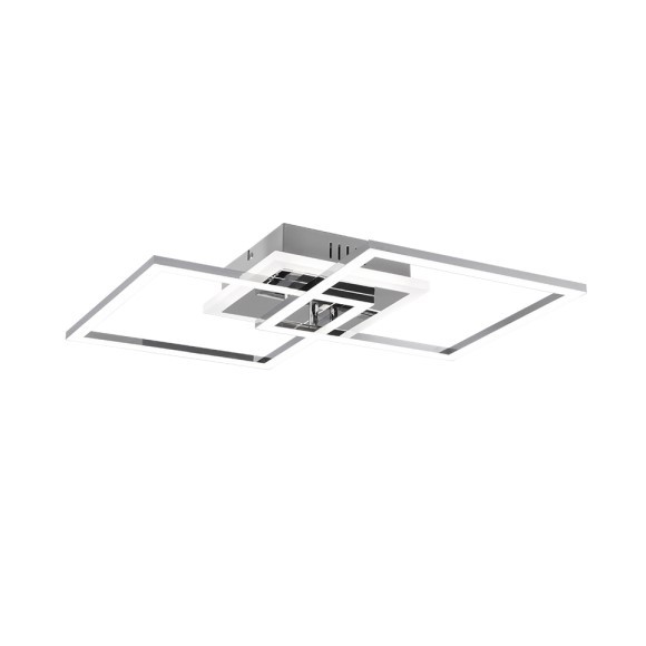 Trio R62793406 LED stropné svietidlo Venida 1x25W | 3000lm | 4000K - stmievateľné, Dimmer Switch, pamäťová funkcia, chróm