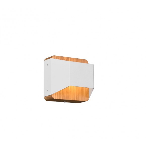 Trio 224810131 LED nástenné svietidlo Arino 1x4,3W | 400lm | 3000K - 3 fázové stmievanie, drevo, biela