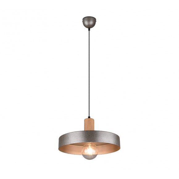 Trio 309500167 závesné stropné svietidlo Gaya 1x28W | E27 - starožitný nikel