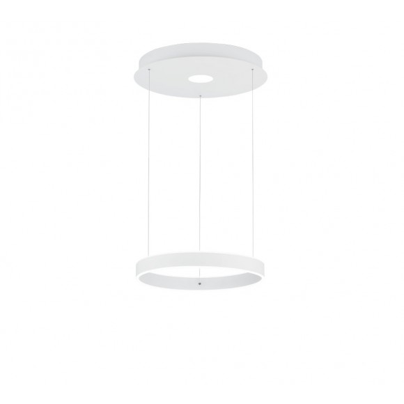 Trio 325710231 LED závesné stropné svietidlo Logan 1x45W | 4000L | 4000K | IP20 - 3 fázové stmievanie, nastaviteľná výška, biela