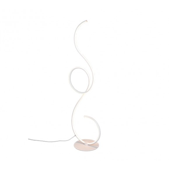 Trio 423410131 LED stojacie svietidlo Jive 1x23W | 2700lm | 2700 + 4000 + 6000K - nožný vypínač, stmievateľné, biela