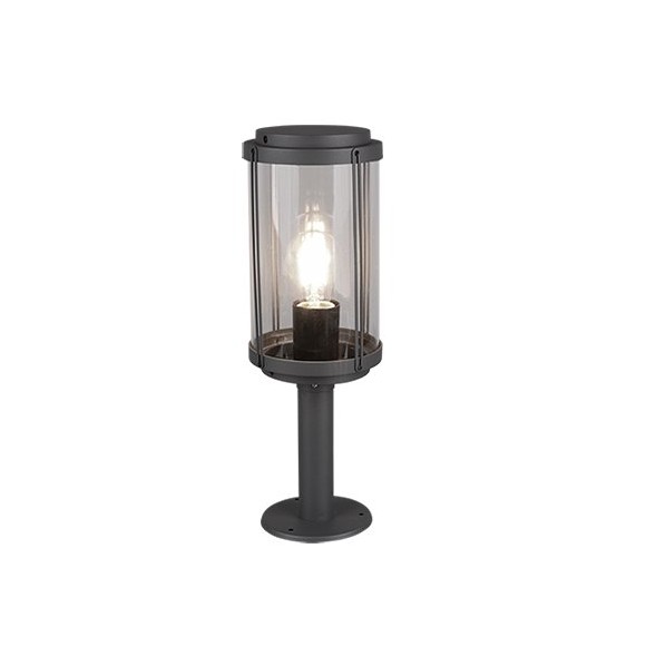Trio 502360142 záhradná stĺpiková lampa Tanaro 1x40W | E27 | IP44 - antracitová