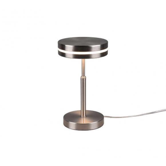 Trio 526510107 LED stolové svietidlo Franklin 1x6W | 700lm | 3000K - káblový spínač, matný nikel