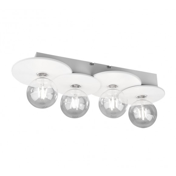 Trio 610400431 prisadené stropné svietidlo Discus 4x28W | E27 | IP20 - biela