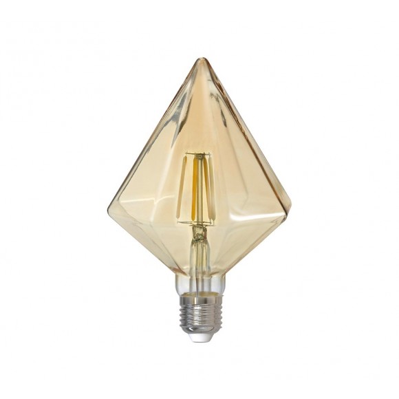 Trio 901-479 LED dizajnová filamentová žiarovka Kristall 1x4W | E27 | 320lm | 2700K - jantár