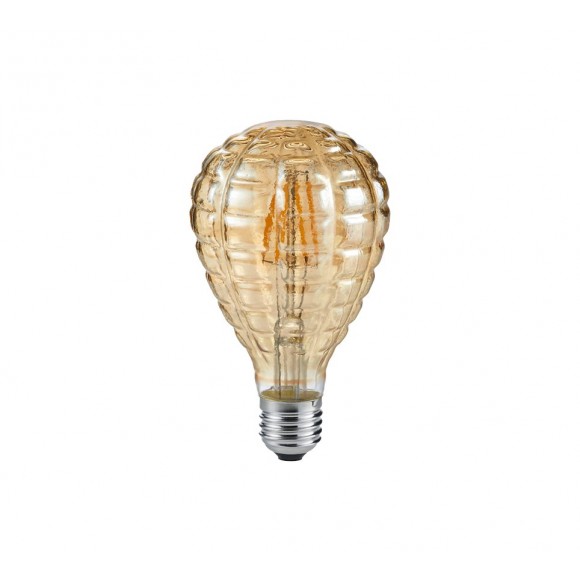 Trio 903-479 LED dizajnová filamentová žiarovka Tropfen 1x4W | E27 | 320lm | 2700K - jantár