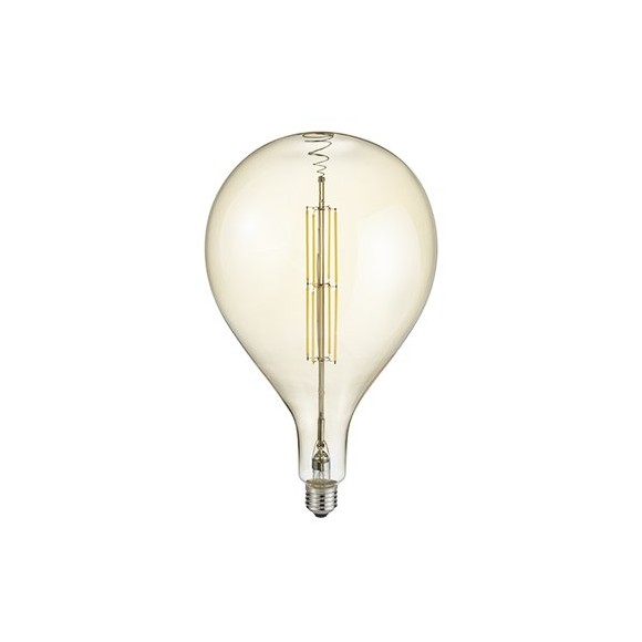 Trio 906-879 LED dizajnová filamentová žiarovka Tropfen 1x8W | E27 | 560L | 2700K - stmievateľná, jantár